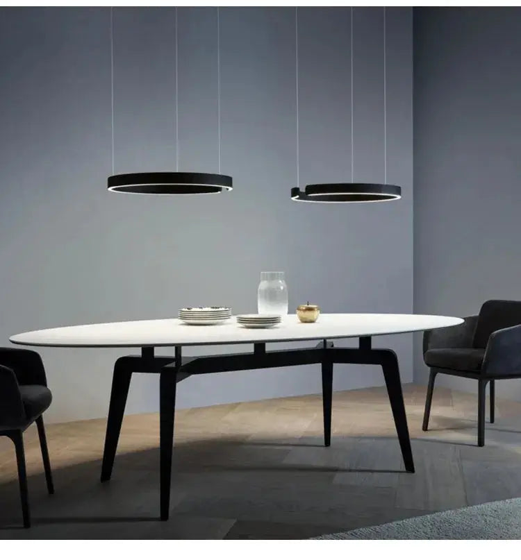 Modern Luxury Ring LED Pendant Lamp Alberte SPINGAR.COM