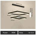 Zerel – Scandinavian Elegant Modern Square Dimmable LED Pendant Lamp Lampasa.com