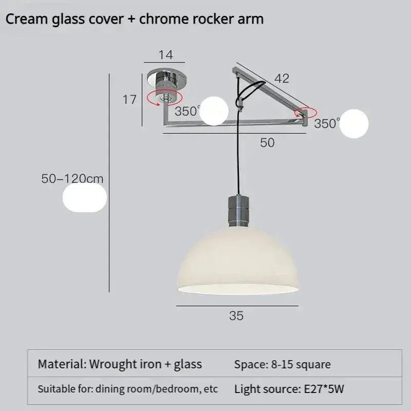 Draxel – Modern Retro Telescopic LED Pendant Lamp Lampasa.com