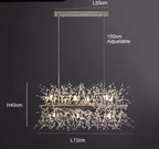 Modern Crystal Dandelion LED Pendant Lamp Oskar SPINGAR.COM