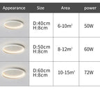 Modern Scandinavian Design Dimmable LED Ceiling Lamp Sander SPINGAR.COM