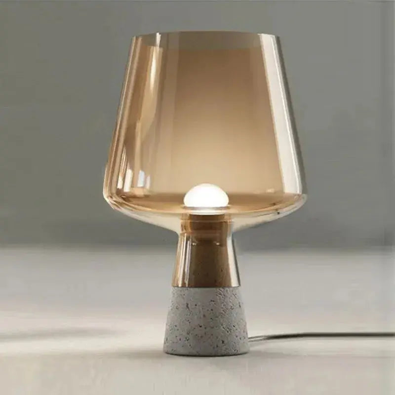 Jens – Modern Italian Blown Glass LED Table Lamp with Sleek Design Kozyled