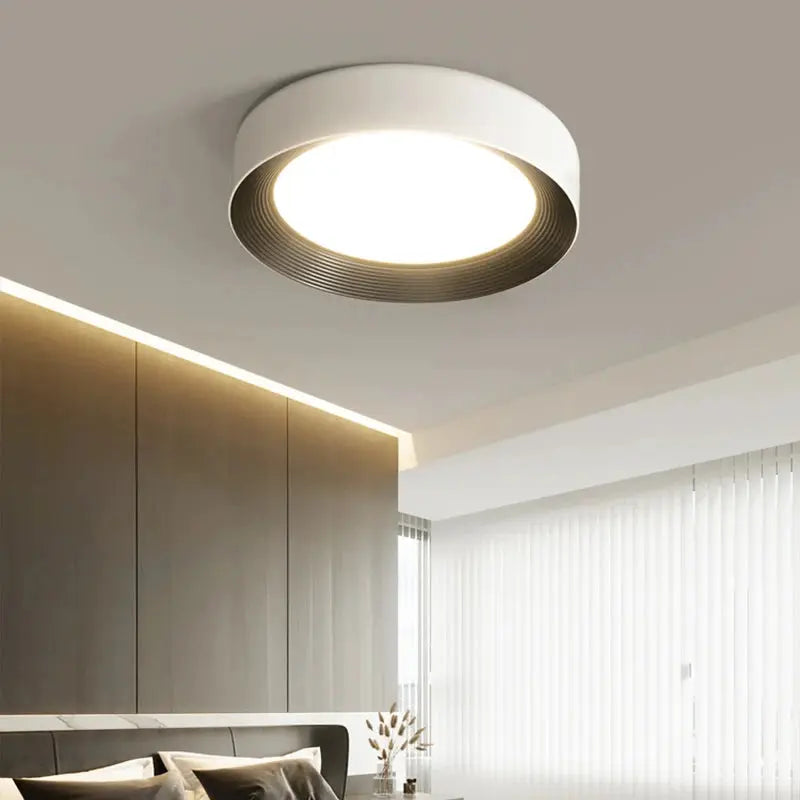 Sami – Elegant Scandinavian Circular LED Ceiling Lamp for Modern Interiors Kozyled