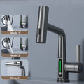 Unique Design Digital Display Waterfall Basin faucet Vidar SPINGAR.COM