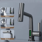 Unique Design Digital Display Waterfall Basin faucet Vidar SPINGAR.COM