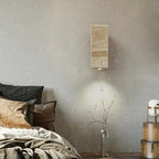 Japandi Travertine Stone Outdoor - indoor LED Wall Lamp – Solvar lampasa.com