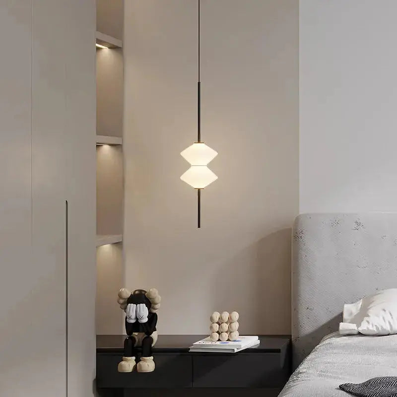 Hedvig – Modern White Glass LED Pendant Lamp Lampasa.com