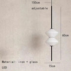 Hedvig – Modern White Glass LED Pendant Lamp Lampasa.com