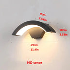 Annalise – Modern Waterproof IP65 Outdoor Motion Sensor LED Wall Lamp for Secure Lighting Kozyled