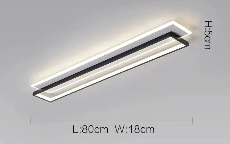 Arvion – Creative Rectangular Dimmable LED Ceiling Lamp Lampasa.com