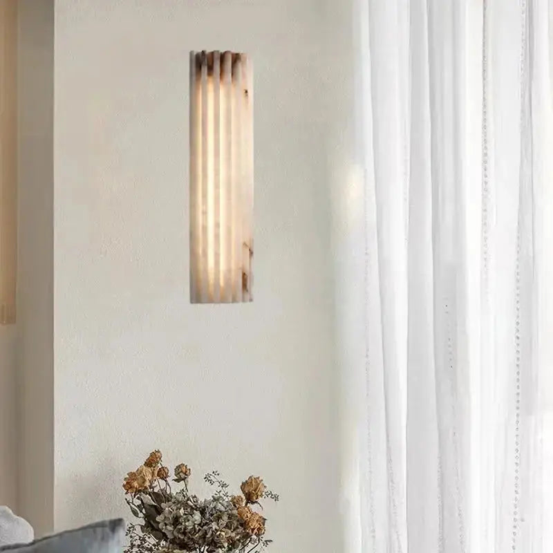 Ted – Creative LED Wall Light with Natural Marble for Elegant Interiors Lampasa.com
