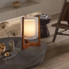 Ingvild – Japanese-Style Solid Wood LED Floor Lamp with Lantern Design Lampasa.com