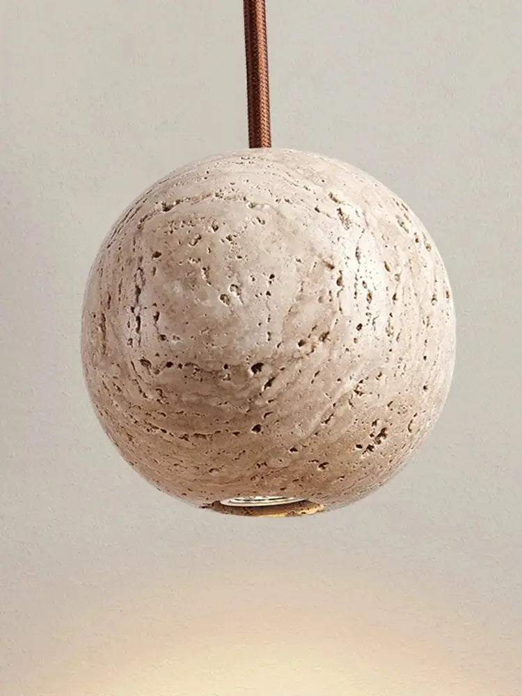 Naturel Cave Stone LED Pendant Lamp Vibeke SPINGAR.COM