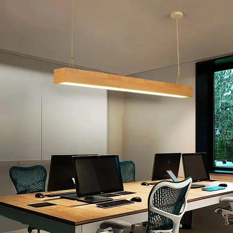 Ravien – Nordic Modern Solid Wood LED Pendant Lamp Lampasa.com
