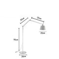 Filippa – Modern Arc Dimmable LED Floor Lamp Lampasa.com