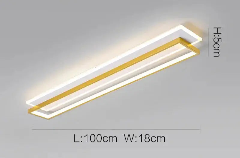 Arvion – Creative Rectangular Dimmable LED Ceiling Lamp Lampasa.com
