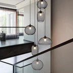 Tyra – Modern Spiral Dimmable LED Staircase Chandelier Lampasa.com