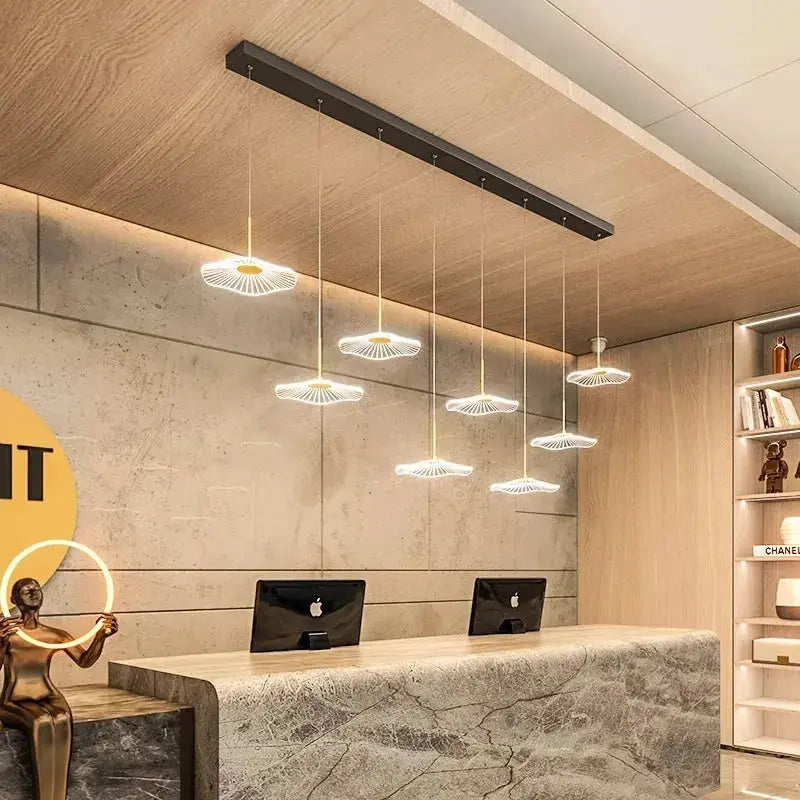Nyelle – Modern Dimmable LED Dining Table lamp/ Bar Lamp With Spotlights Lampasa.com