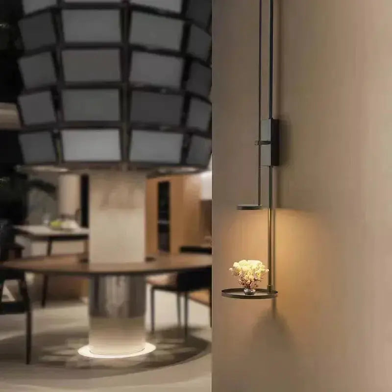 Velran – Unique Design Elegant Black Metal LED Wall Lamp Lampasa.com