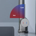 Unique Design Digital Display Waterfall Basin faucet Vidar SPINGAR.COM