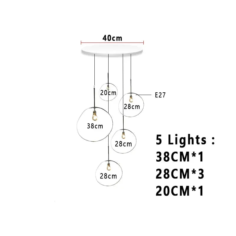 Elna – Modern Lava-Inspired Nordic LED PVC Ball Pendant Lamp for Bold, Stylish Lighting Kozyled