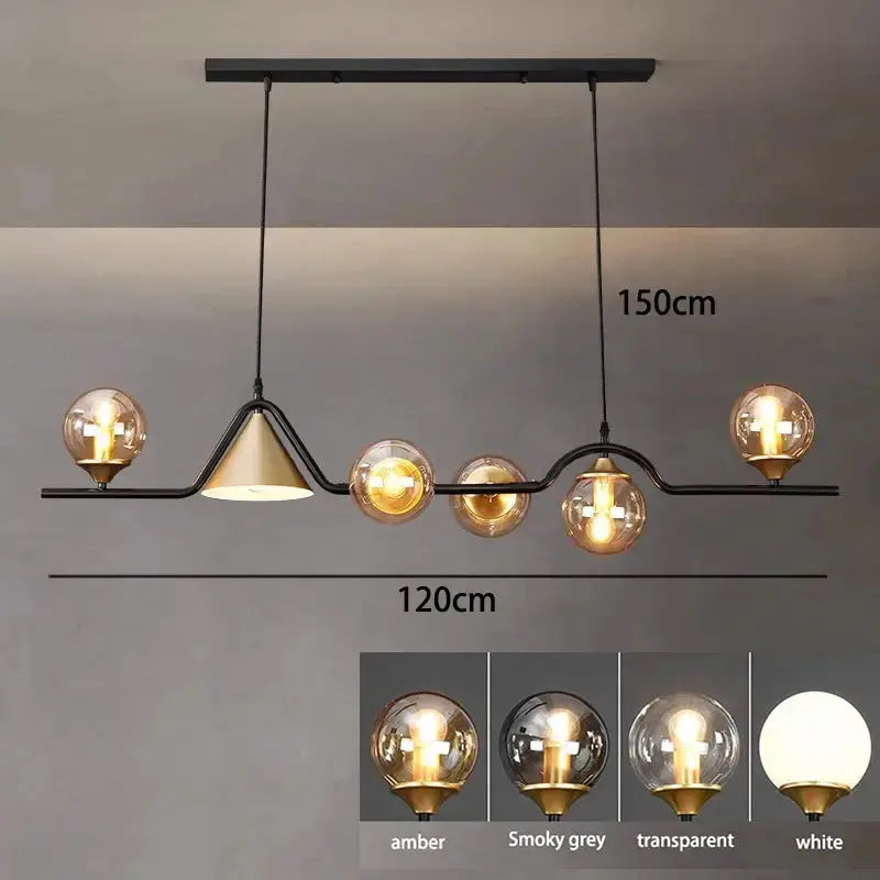 Larson – Dimmable Retro LED Pendant Light for Dining Tables and Bars Kozyled.com