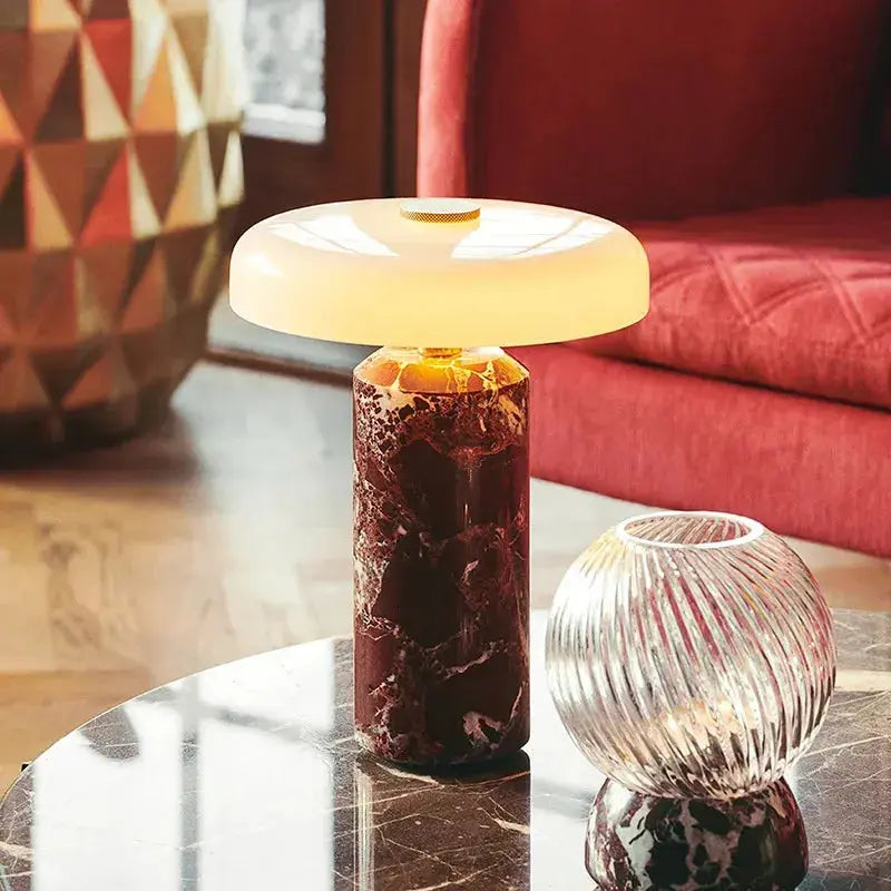 Nova – Contemporary Marble LED Desk Lamp Lampasa.com