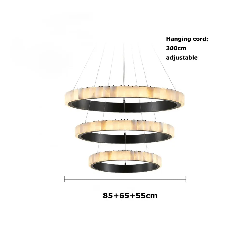 Vimar – Modern Luxury LED Pendant Light with Dimmable Marble Design Lampasa.com