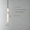 Aina – High-Quality Elegant Copper and Natural Marble LED Pendant Lamp for Luxury Interiors Kozyled