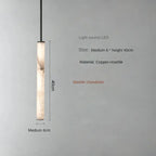 Aina – High-Quality Elegant Copper and Natural Marble LED Pendant Lamp for Luxury Interiors Kozyled