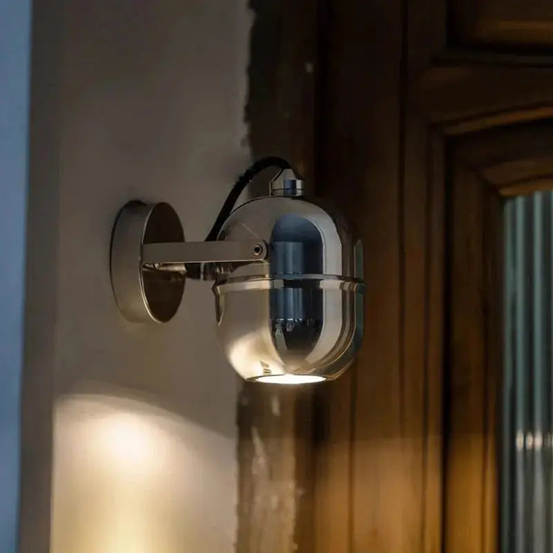 Randel – Chrome Metal LED Wall Light with Sleek Modern Design Lampasa.com