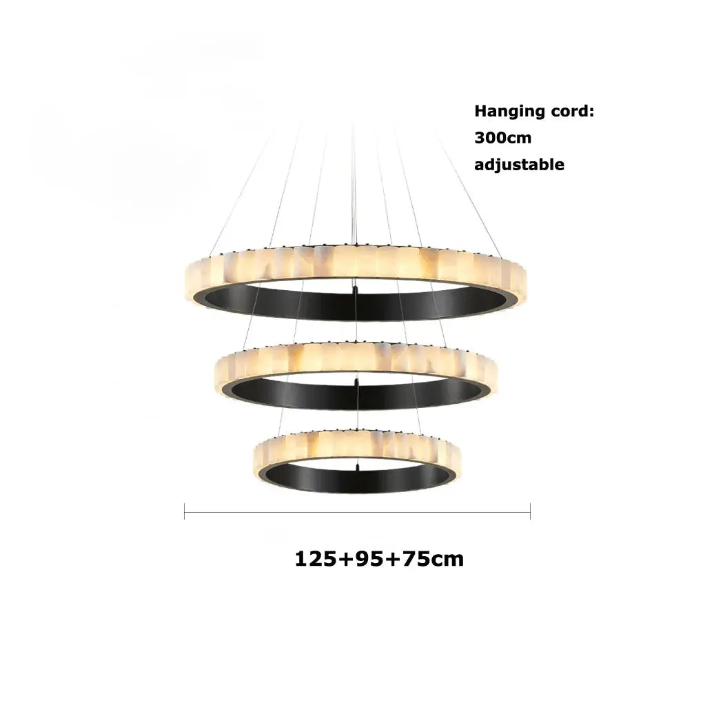Vimar – Modern Luxury LED Pendant Light with Dimmable Marble Design Lampasa.com