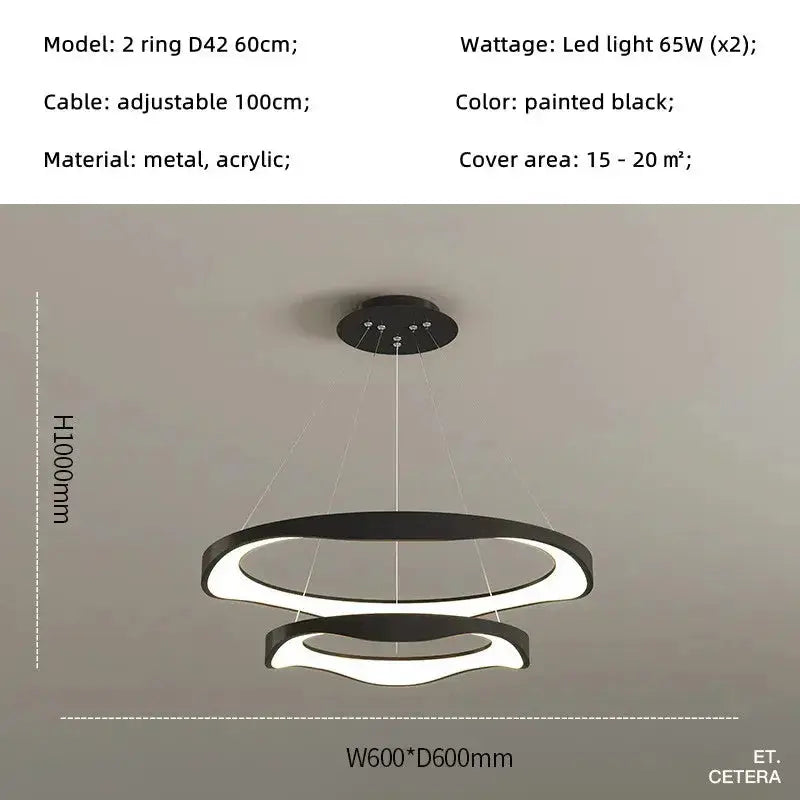 Luuk – Modern Dimmable LED Pendant Light with Creative Design Lampasa.com