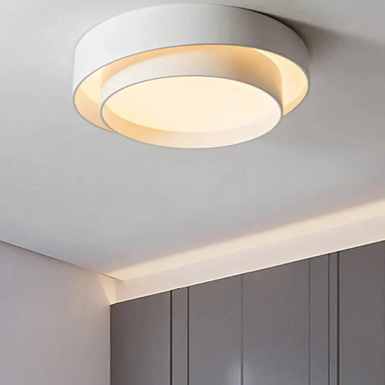 Ozzie – Round Dimmable LED Art Ceiling Lamp for Contemporary Spaces Kozyled