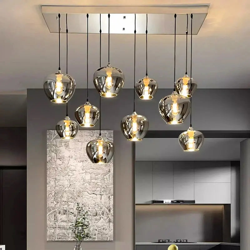 Orman – Sophisticated Luxury Glass Dimmable Pendant Lamp for Elegant Interiors Kozyled