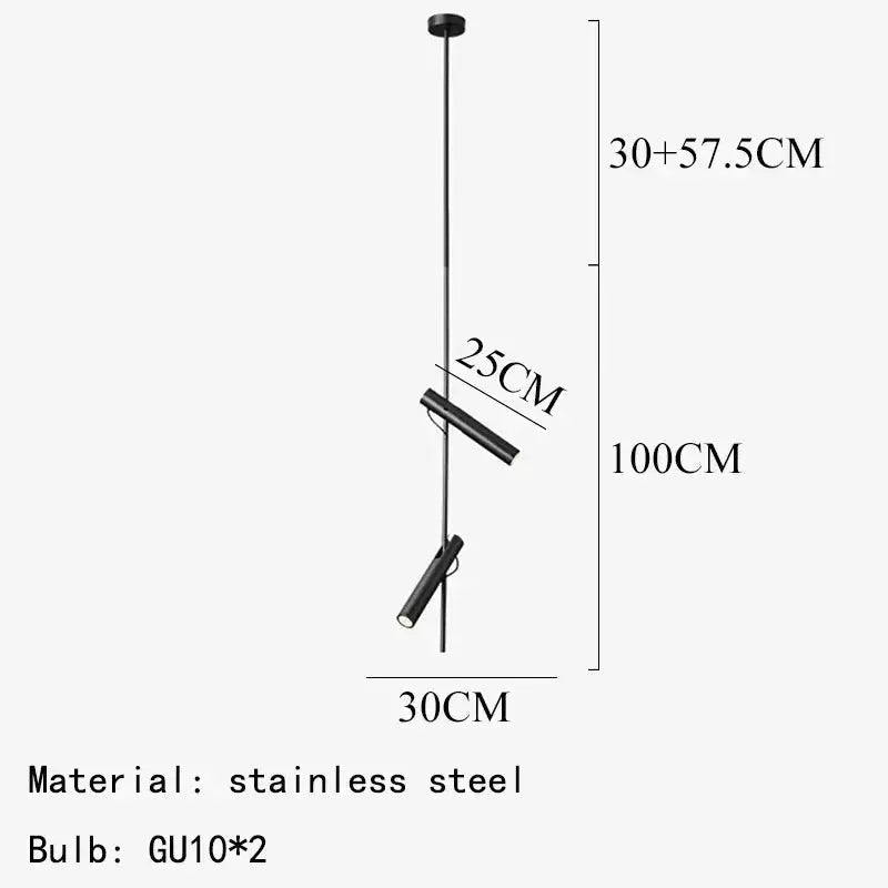 Kelvar – Modern Rotatable Stainless Steel Pendant LED Spotlight Lampasa.com