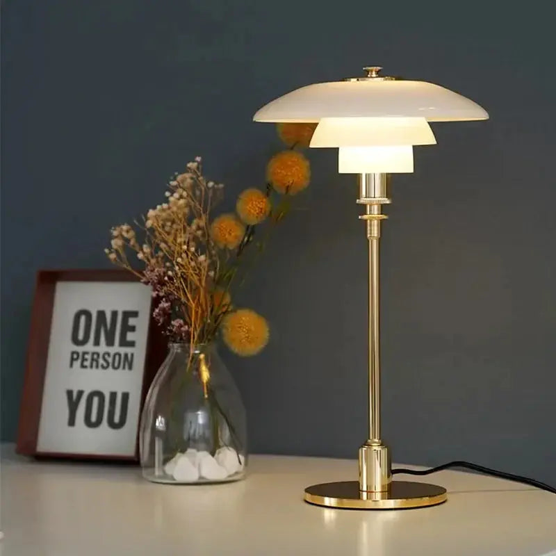 Helga – High-Quality LED Glass Table Lamp for Elegant Lighting Kozyled