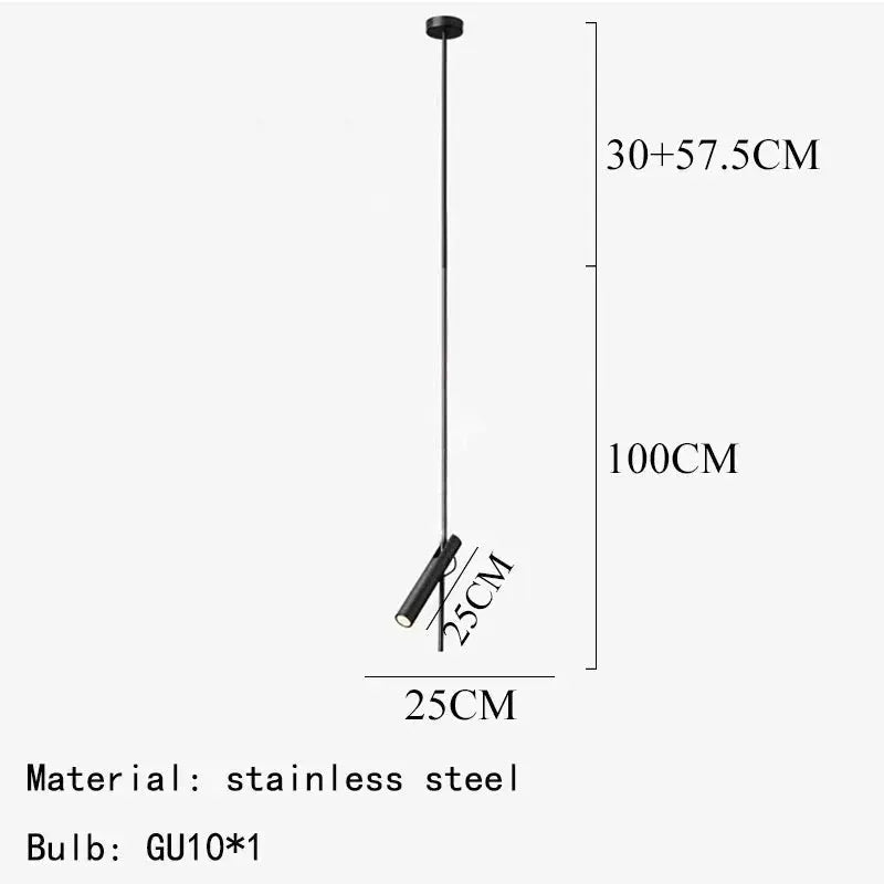 Kelvar – Modern Rotatable Stainless Steel Pendant LED Spotlight Lampasa.com