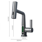 Unique Design Digital Display Waterfall Basin faucet Vidar SPINGAR.COM