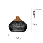 Ronja – High-Quality Handmade Rattan LED Pendant Light for Natural, Cozy Interiors Kozyled