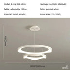 Luuk – Modern Dimmable LED Pendant Light with Creative Design Lampasa.com
