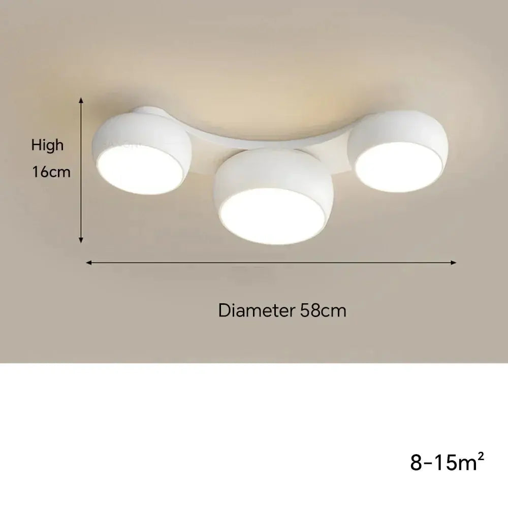 Lykke – Nordic Honeycomb Style LED Ceiling Lamp for Modern, Geometric Lighting Kozyled