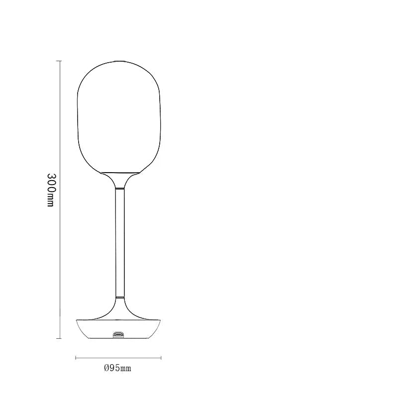 Rechargeable Wireless Touch Table Lamp - Solis