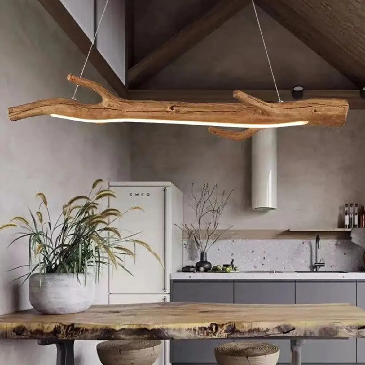 Vintage Resin Branches LED Pendant Lamp Linnea SPINGAR.COM