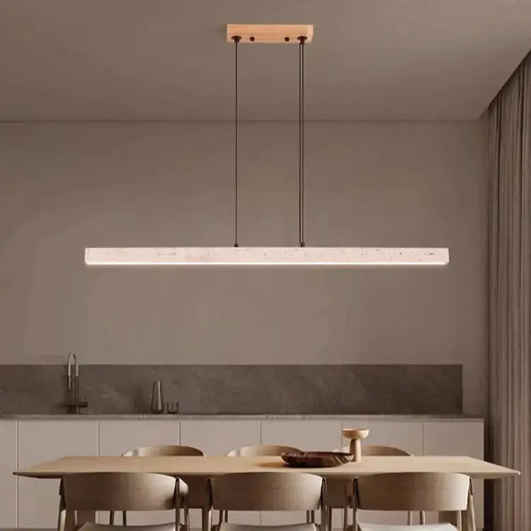 Arvid – Dimmable LED Pendant Light with Natural Stone Design for Modern Interiors Kozyled.com