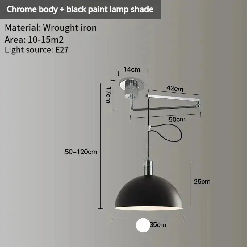 Draxel – Modern Retro Telescopic LED Pendant Lamp Lampasa.com