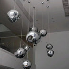 Elna – Modern Lava-Inspired Nordic LED PVC Ball Pendant Lamp for Bold, Stylish Lighting Kozyled
