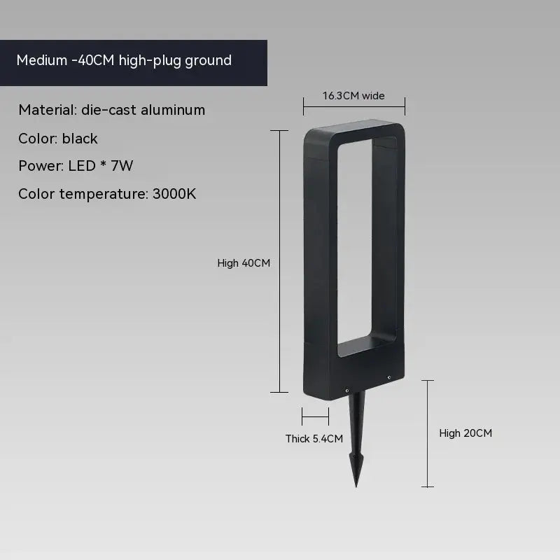 Modern Arch-Shaped IP65 Outdoor LED Floor Lamp for Stylish, Durable Lighting Kozyled