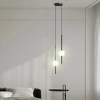 Vornel – Unique Minimalist Frosted Glass Bedside/ corner LED Pendant Lamp Lampasa.com
