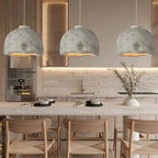 Handmade Japanese Wabi Sabi LED Pendant Lamp Tamiko SPINGAR.COM